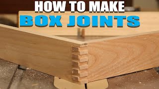 How to Make Box Joints/Finger Joints - Easy Joinery