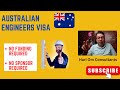 Australian Engineers visa// No need to show funds// No sponsor needed// Hari Om Consultants