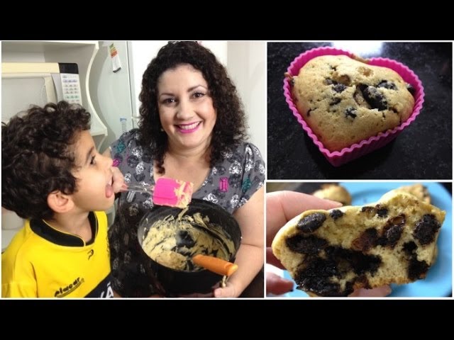 RECEITA: COOKIES EM FORMINHAS DE CUPCAKES - DAIANE REBELO