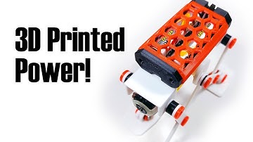 3D Printed Battery Holder for 2 AA – Power Test on Robot