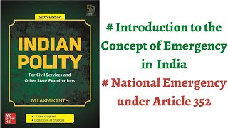 (V70) (National Emergency under Article 352 of Constitution) M. Laxmikanth Polity for UPSC Prep.
