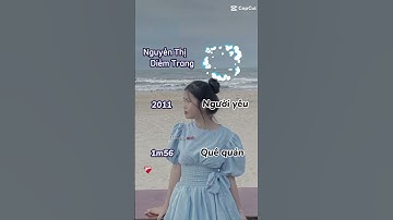 # capcut cre #diemtrang #trangandvinh (giới thiệu bản thân)