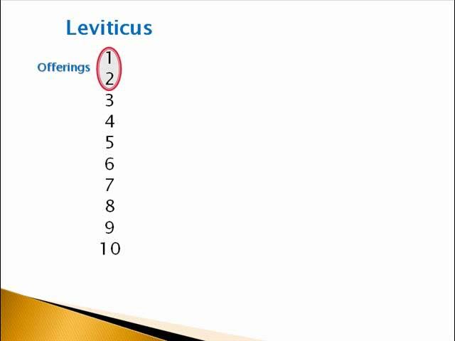 Crash Course in Torah: Session 12 - The Offerings