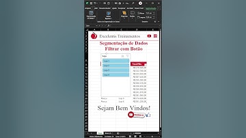 [EXCEL] Segmentação de dados FILTRAR POR BOTÃO no  #excel #aprendeexcel #excelbr #microsoft  #div