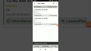 Mark Attendance from timetable screenshot 2