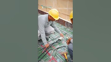 Preparing of  electrical layout before slab  #belresheed #electrician