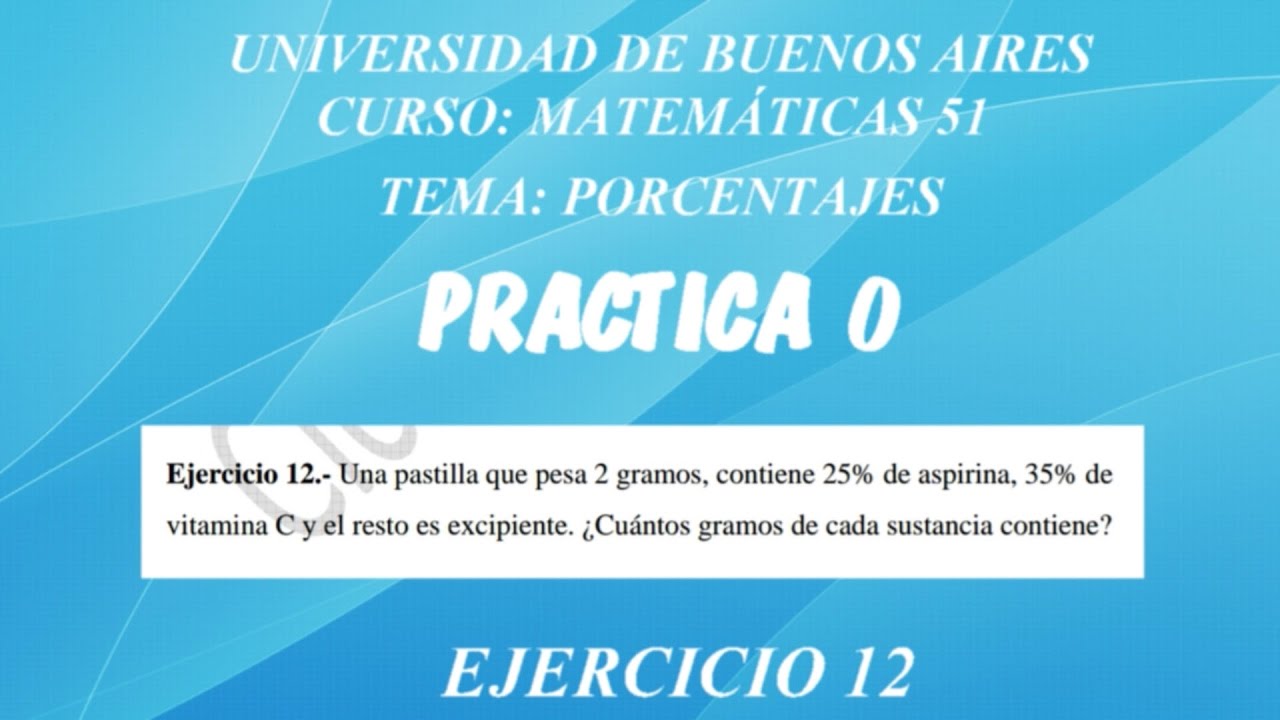 PRACTICA 0 - GUÍA DEL CBC EJERCICIO 12 - YouTube