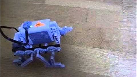 4 Legs Robot with Lego Technic 8293 Power Function Type B 6