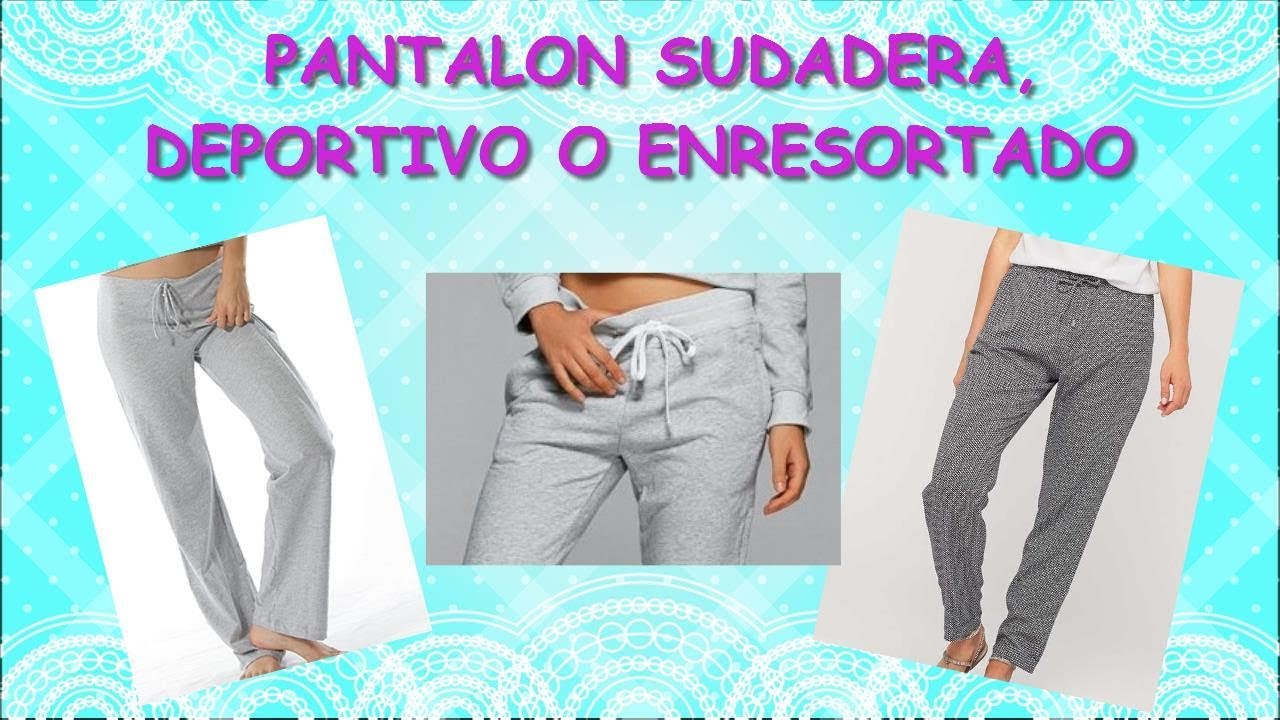 TRAZO DE PATRÓN DE PANTALÓN DEPORTIVO, SUDADERA, O PIJAMA CON RESORTE ||  LECCIÓN # 32 - YouTube