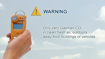 Gasman Menu Function Overview