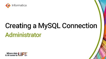 Creating a MySQL Connection in Administrator