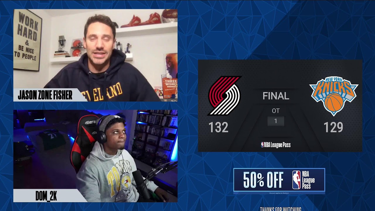 Live Influencer Scoreboard with Jason Zone Fisher and Dom_2k League Pass Special Edition
