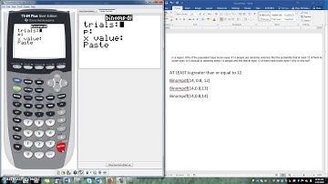 Binomial probabilites AT LEAST