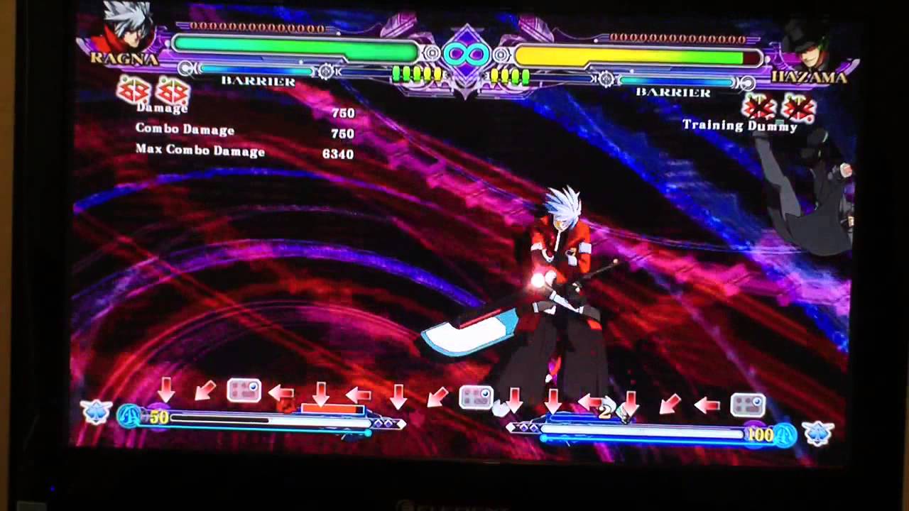 Ragna Training Session - BlazBlue: Continuum Shift Extend - Rusty