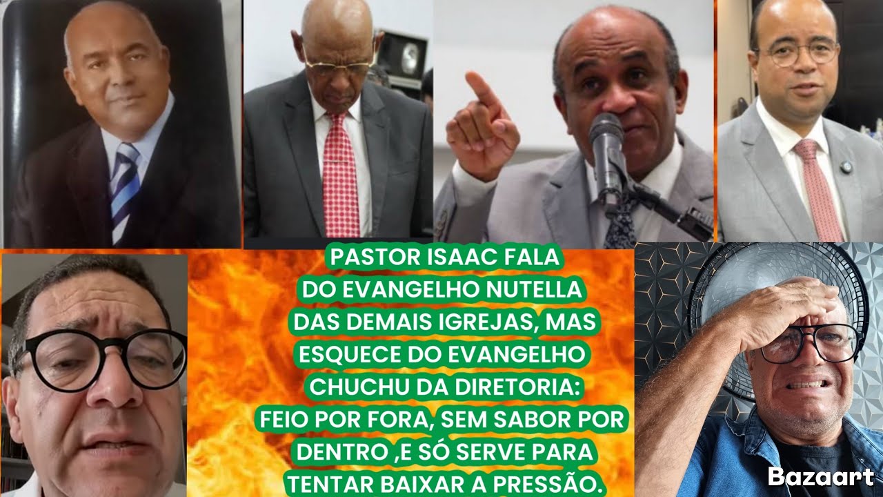 PR. ISAAC TENTA OMITIR OS CRIMES DA DIREÇÃO IEADPE, APONTANDO ERROS DAS OUTRAS CONVENÇÕES. DEU RUIM!