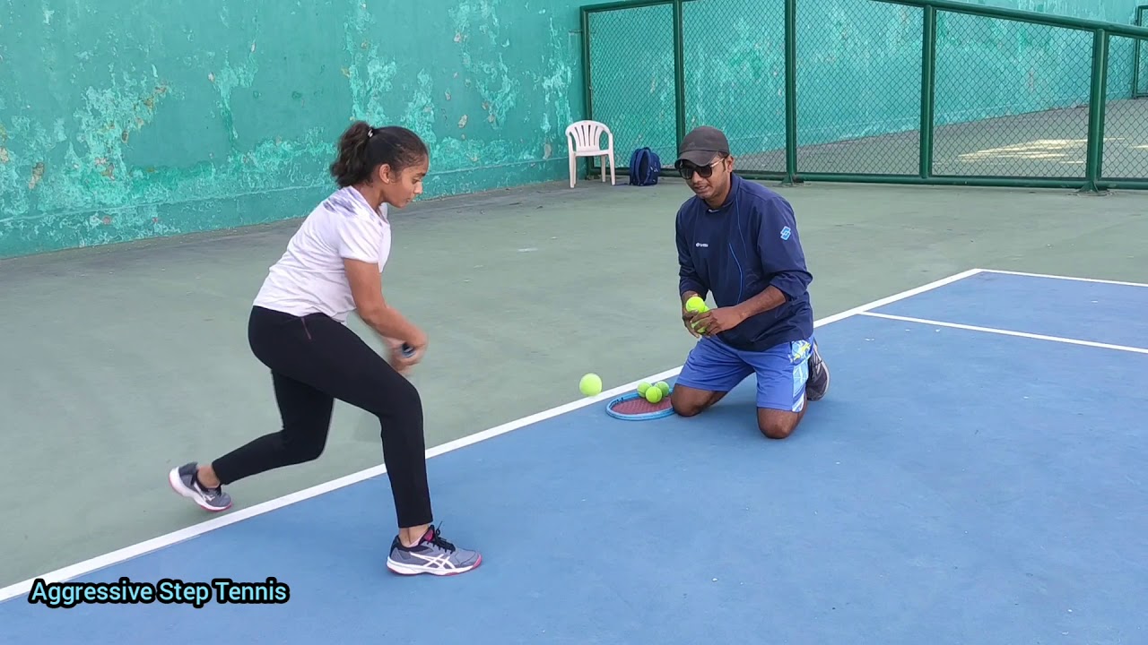 Tennis Drills Tactic. Low ball