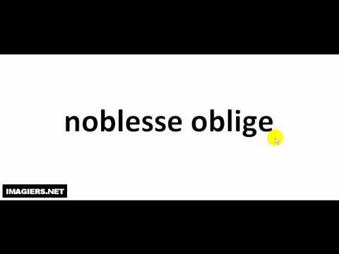 Wie man Französisch ausspricht = noblesse oblige