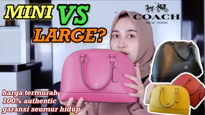 COACH MINI SIERRA SATCHEL #F27591-What Fits Inside & Samorga Alma