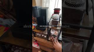 A sleek and functional coffee station upgrade that doesn’t look expensive ☕
