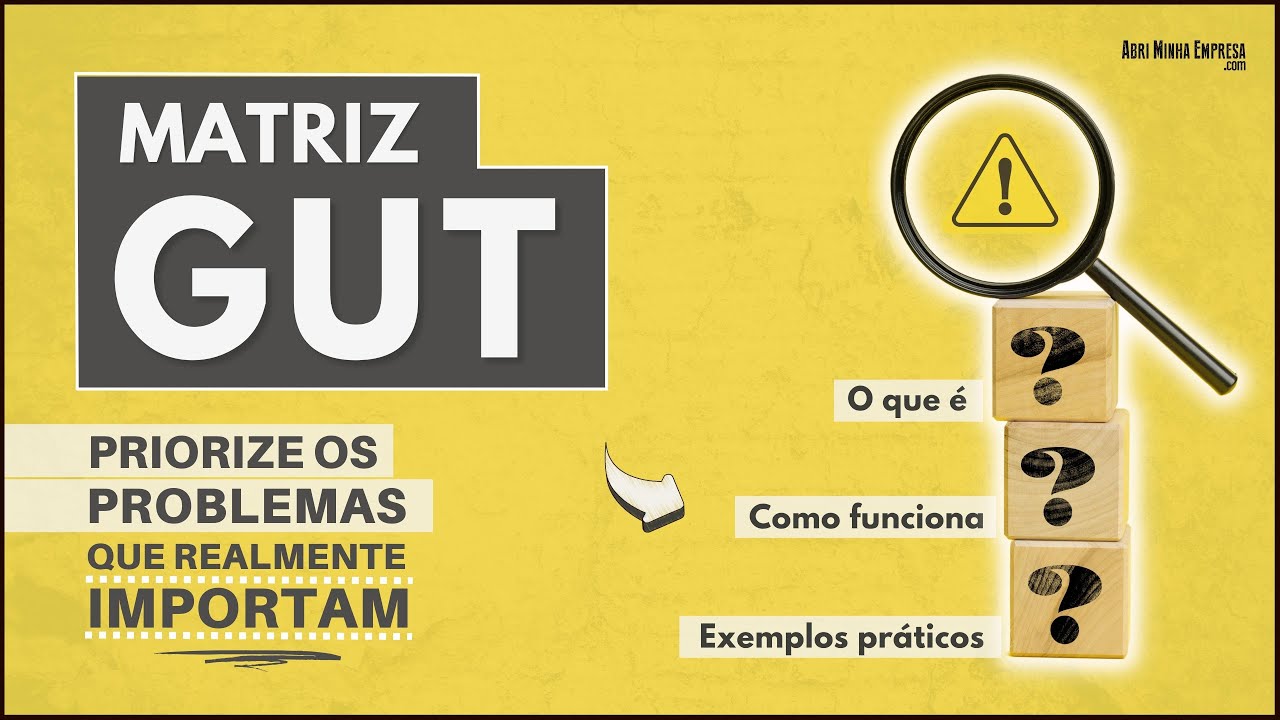 MATRIZ GUT (Resolva Problemas que Importam) | Exemplo Prático