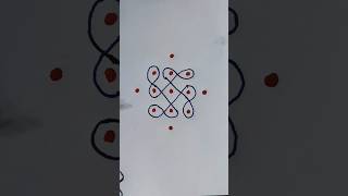5*1 apartment muggu #easy #simple #rangoli #muggulu