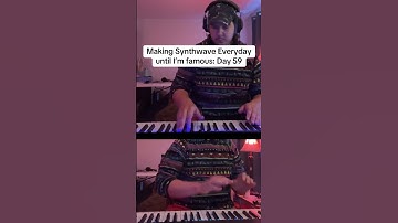 Making Synthwave Everyday until I’m famous: Day 59 #synthwave #synthpop #indiedance