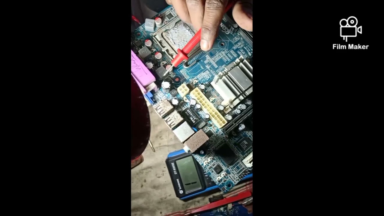 12v shorting in desktop motherboard