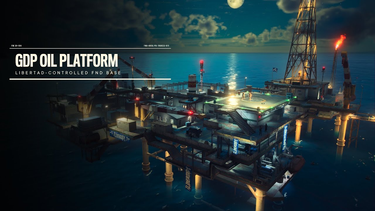 Capture of the GDP Oil Platform | Far Cry 6 | 4K Gameplay