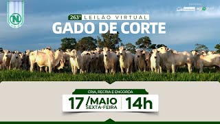 263º Leilão Virtual | GADO DE CORTE - ENL17/05/2024