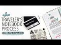 Traveler's Notebook Process 2022 | Paper Person Shop Be Mine Kit