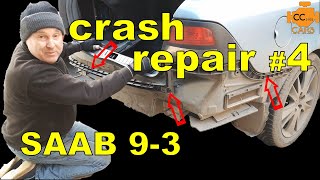 Rear End Bumper Damage Repair | Part 4 Saab 9-3 Rear Bumper Brackets