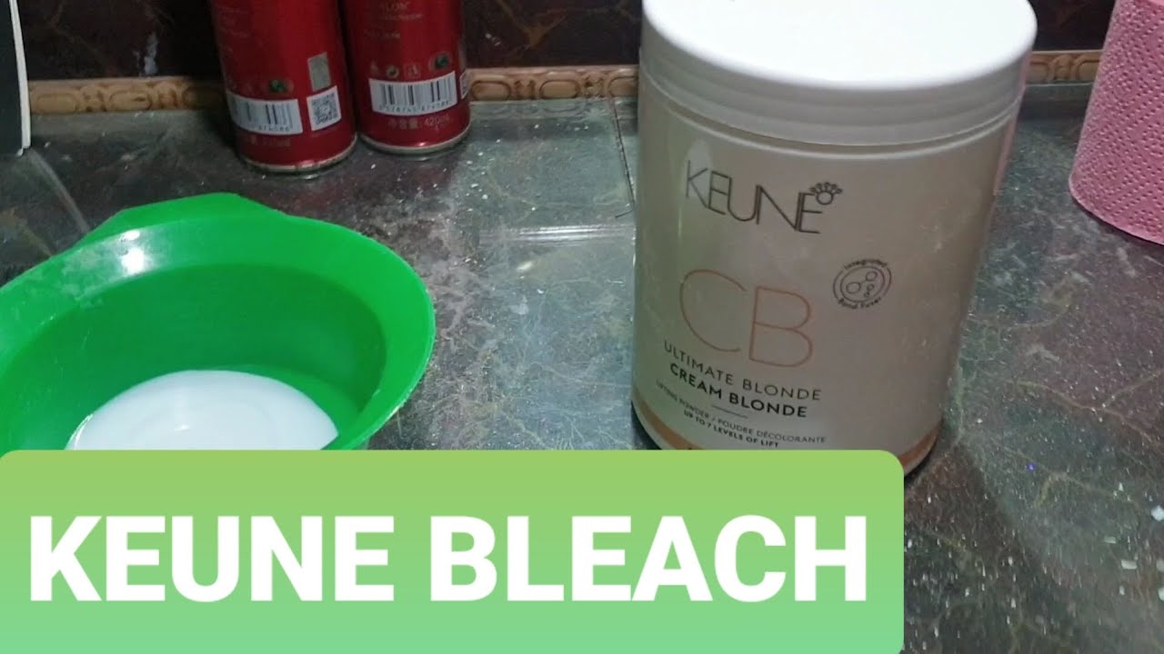 [ KEUNE CREAM BLONDE BLEACH ] keune bleach viral video vlogging 