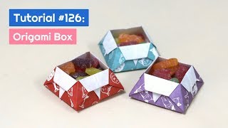 DIY Origami Box Tutorial | The Idea King Tutorial #126