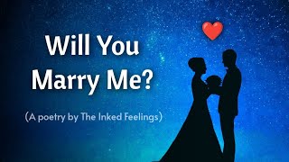 Will You Marry Me? ❤ A Proposal Video For Love @theinkedfeelings8131 Proposal for Marriage Status