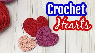 How to Crochet a Heart| Small Crochet Heart