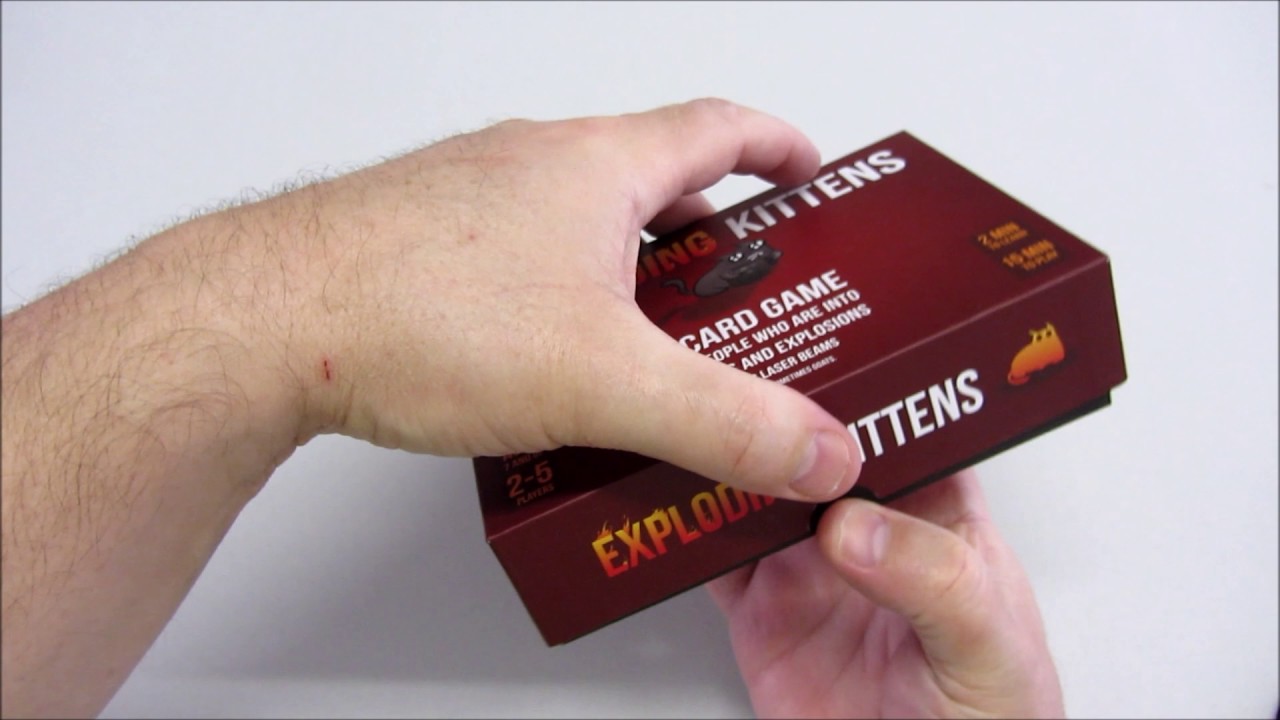 Unboxing Exploding Kittens - YouTube
