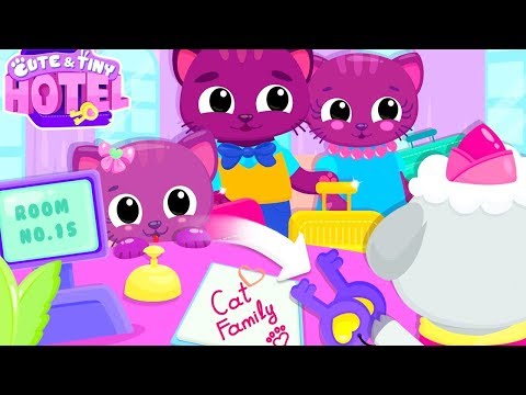 Fun Baby Care Kids Games - Cute & Tiny Hotel - Learn Colors, Animal Care Fun Games For Kids