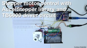 Arduino with TB6600 using AccelStepper library
