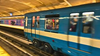 [Métro de Montréal] Trains MR-73 en action sur les lignes bleue et jaune 🔵🟡