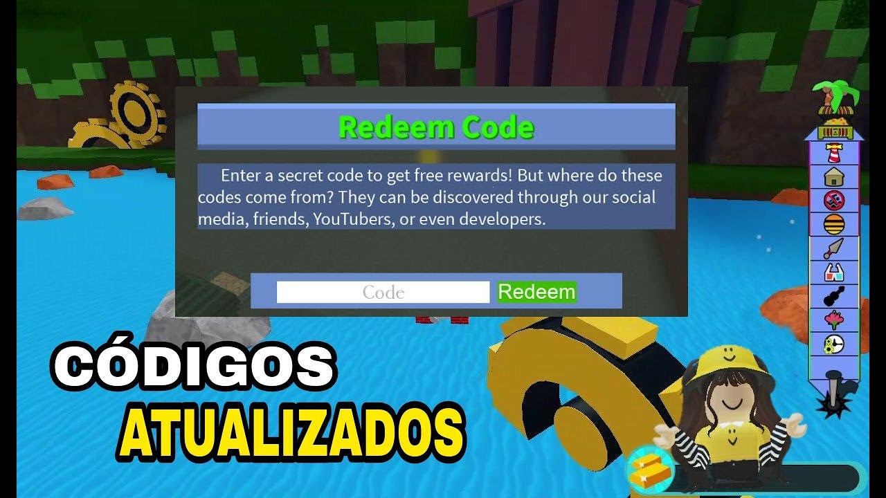 ROBLOX - CODIGOS ATUALIZADOS DE CONSTRUA UM BARCO POR UM TESOURO