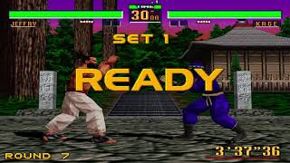 Virtua Fighter 2 Jeffry Playthrough