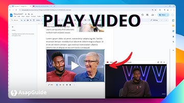 How to Embed a YouTube Video in a Google Docs