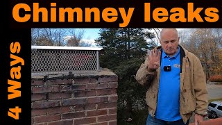 4 Ways Water Can LEAK Through Your CHIMNEY