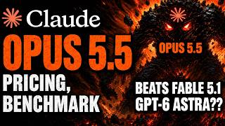 Claude Opus 5.5 - Benchmark and Pricing | Beats Fable 5.1 and GPT-6 Astra