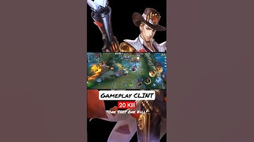 Gameplay Clint Damagenya gila ! #gameplayclint #mobilelegends #clint #shorts #clinthighlights