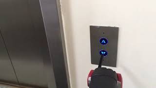 Robot DE NIRO pressing lift button autonomously