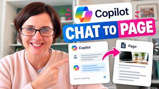 How to Turn Microsoft Copilot Chats into Pages (Save Your Work!)