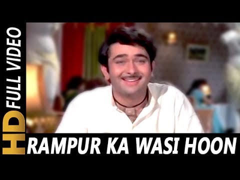 Rampur Ka Wasi Hoon Main  Kishore Kumar  Raampur Ka Lakshman 1972 Songs  Randhir Kapoor