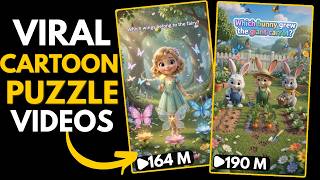 How to Create VIRAL AI Cartoon Puzzle Videos (Step-by-Step Tutorial)