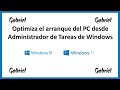 Optimizar arranque de Windows con el Administrador de Tareas